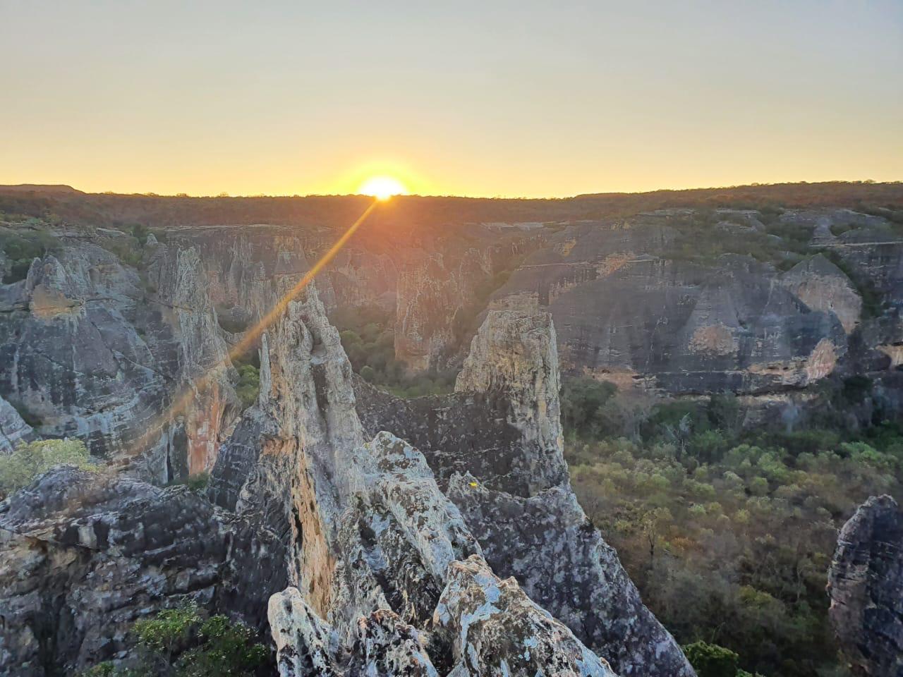 Pôr do sol no Sítio João Pimenta