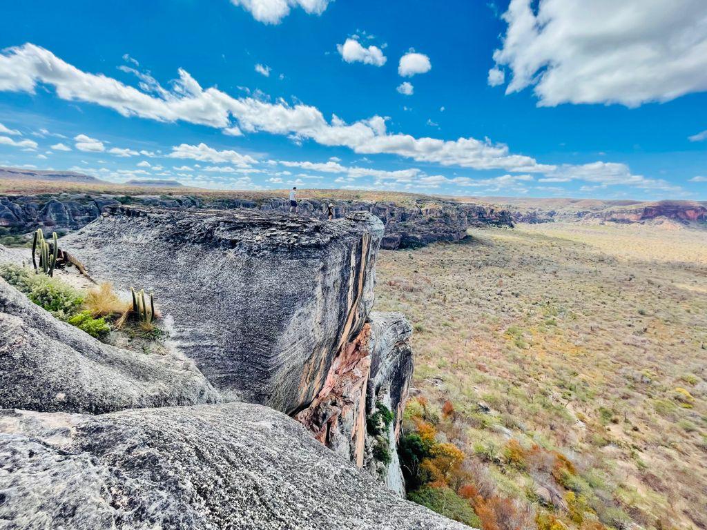 Vista da Caatinga a partir do alto dos cânions